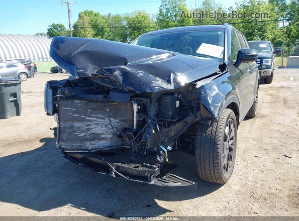 5XYP5DHC8NG296344 2022 KIA TELLURIDE Black Front view