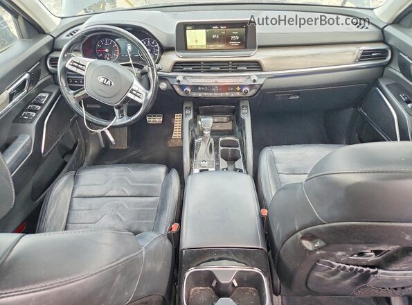 5XYP5DHC9LG046334 2020 KIA TELLURIDE Gray Вид панелі приладів