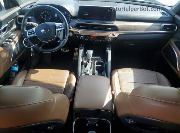 5XYP5DHC9MG103178 2021 KIA TELLURIDE Black Widok deski rozdzielczej