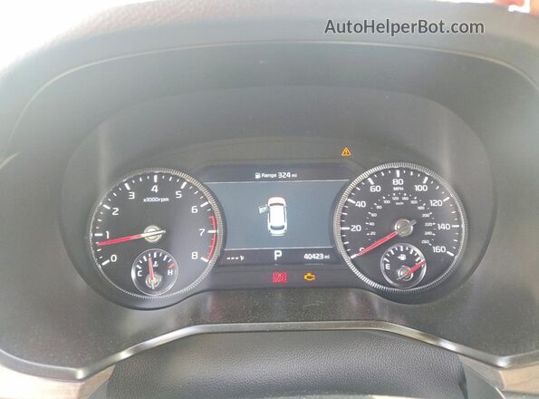 5XYP5DHC9MG103178 2021 KIA TELLURIDE Black Widok zestawu wskaźników