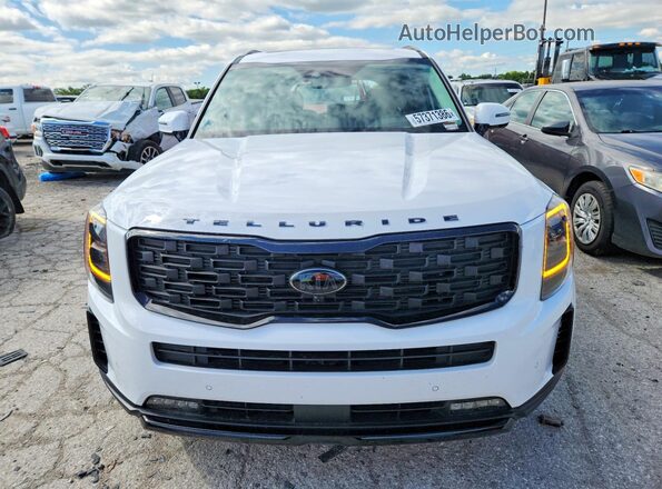 5XYP5DHC9MG148878 2021 KIA TELLURIDE White Դիմացի տեսք