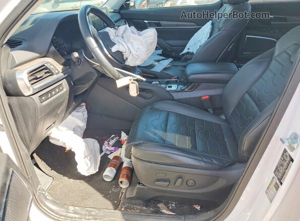 5XYP5DHC9NG222530 2022 KIA TELLURIDE White Vista interior delantera