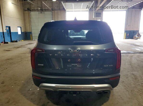 5XYP5DHCXLG076555 2020 KIA TELLURIDE Gray Vista trasera
