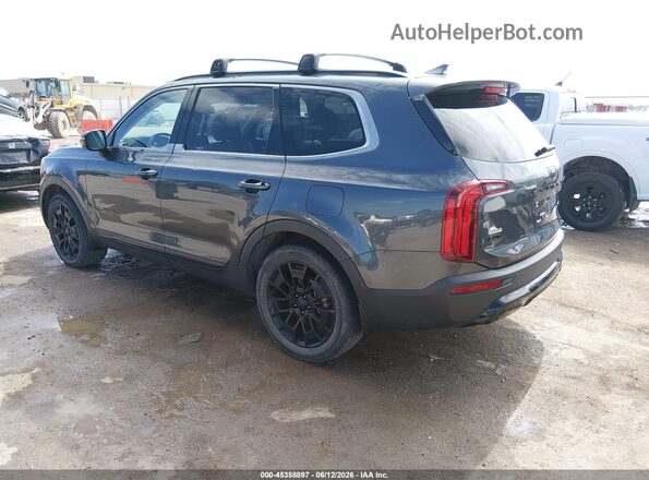 5XYP5DHCXMG106056 2021 KIA TELLURIDE Blue უკანა მარცხენა