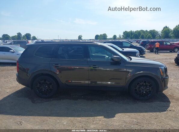 5XYP5DHCXMG184577 2021 KIA TELLURIDE Green Rear interior view