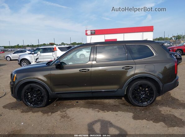 5XYP5DHCXMG184577 2021 KIA TELLURIDE Green 360 interior view