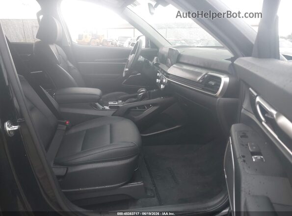 5XYP64GC2SG703150 2025 KIA TELLURIDE Black Вид салону спереду