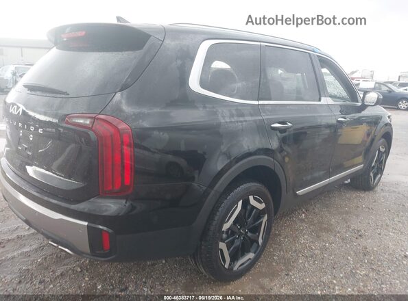 5XYP64GC2SG703150 2025 KIA TELLURIDE Black Задня права чверть