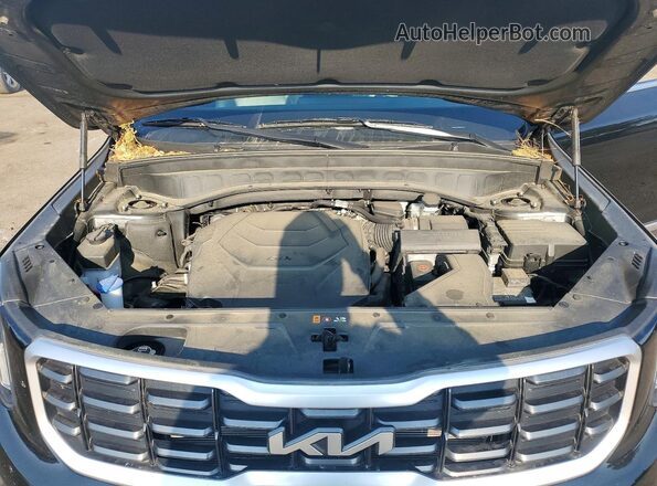 5XYP64GC3RG464332 2024 KIA TELLURIDE Black Շարժիչի բաժամունքի տեսք