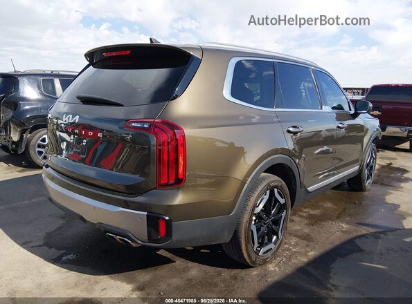 5XYP64GC3SG674306 2025 KIA TELLURIDE Black Trasero derecho