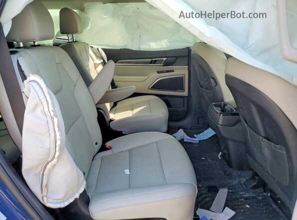 5XYP64GC7RG561503 2024 KIA TELLURIDE Blue Rear interior view