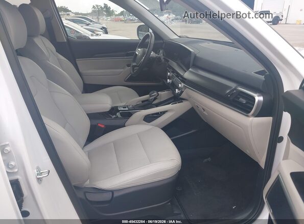 5XYP64GCXSG691247 2025 KIA TELLURIDE White Вид салону спереду