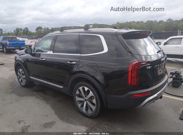 5XYP64HC0NG285559 2022 KIA TELLURIDE Black Rear left