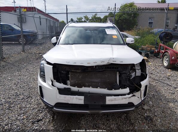5XYP64HC1MG098751 2021 KIA TELLURIDE White Widok wnętrza z tyłu