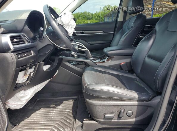 5XYP64HC1NG239481 2022 KIA TELLURIDE Black წინა სალონის ხედი