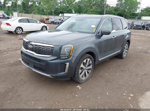 5XYP64HC3LG032524 2020 KIA TELLURIDE Gray Przód lewy