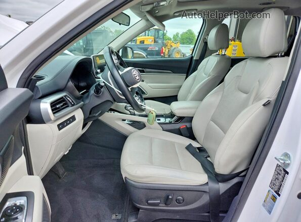 5XYP64HC4MG140345 2021 KIA TELLURIDE White Vista interior delantera