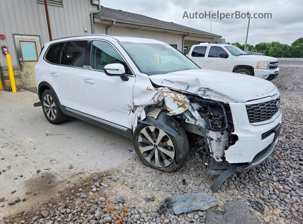 5XYP64HC4MG140345 2021 KIA TELLURIDE White Delantero derecho