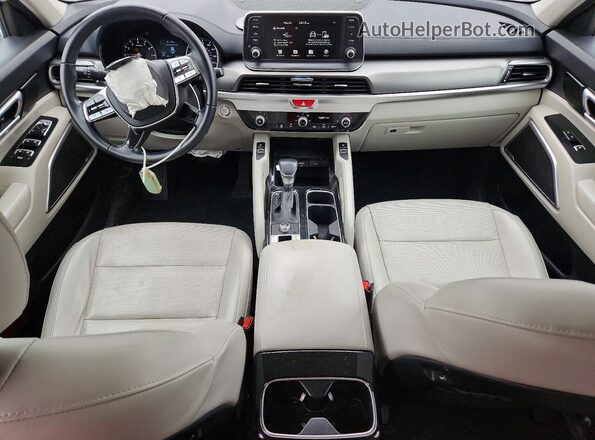 5XYP64HC4MG140345 2021 KIA TELLURIDE White Vista del salpicadero