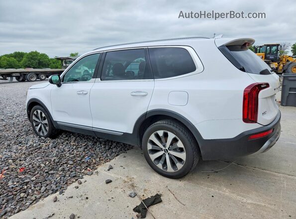 5XYP64HC4MG140345 2021 KIA TELLURIDE White Trasero izquierdo