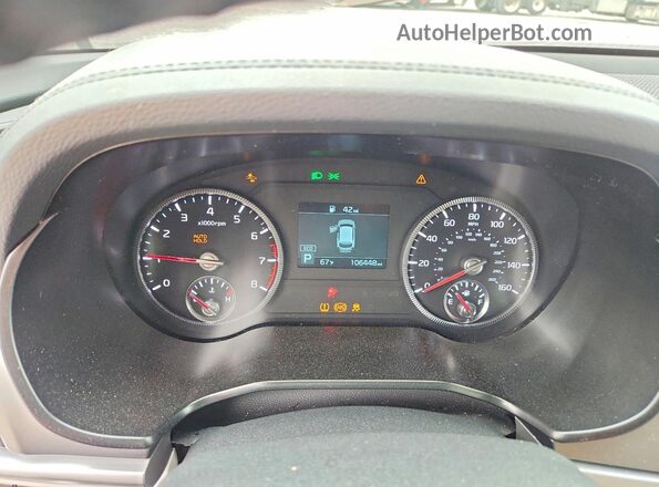 5XYP64HC4MG140345 2021 KIA TELLURIDE White Vista del cuadro de instrumentos