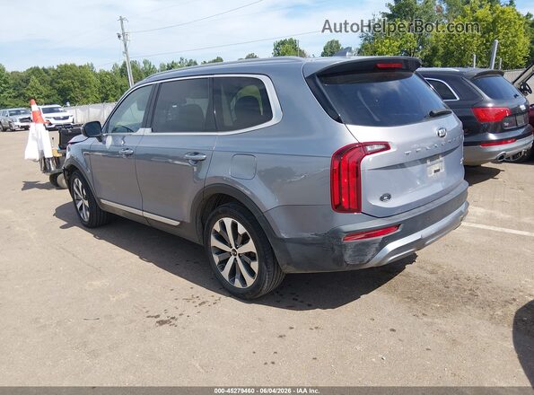 5XYP64HC5MG192924 2021 KIA TELLURIDE Gray Հետևի ձախ