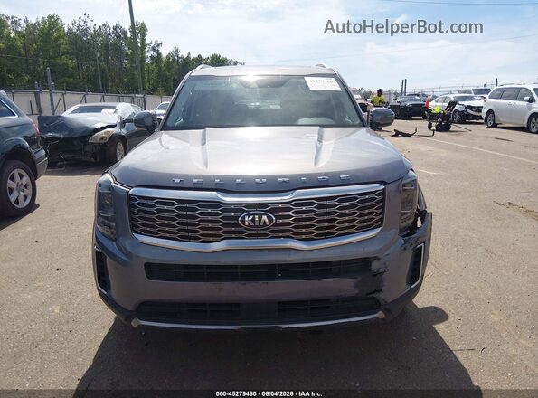 5XYP64HC5MG192924 2021 KIA TELLURIDE Gray Սարքավորումների վահանակի տեսք