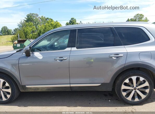 5XYP64HC5MG192924 2021 KIA TELLURIDE Gray Սալոնի 360 աստիճան տեսք