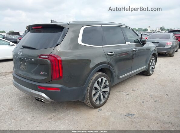 5XYP64HC7MG119019 2021 KIA TELLURIDE Brown Հետևի աջ