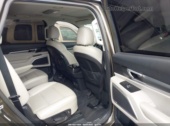 5XYP64HC7MG119019 2021 KIA TELLURIDE Brown VIN կոդի պիտակի տեսք