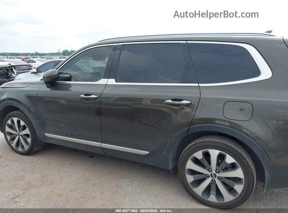 5XYP64HC7MG119019 2021 KIA TELLURIDE Brown Սալոնի 360 աստիճան տեսք