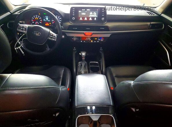 5XYP64HC8MG122026 2021 KIA TELLURIDE White Dashboard view