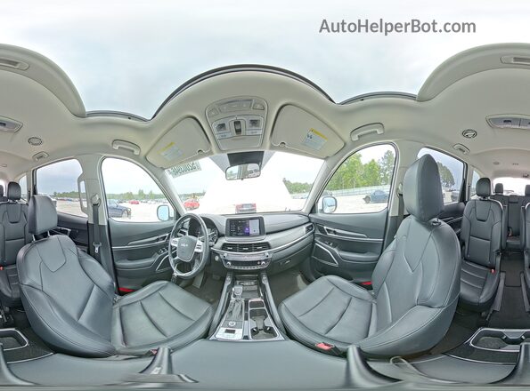 5XYP64HC8NG316881 2022 KIA TELLURIDE White Панорамний вид салону 360°