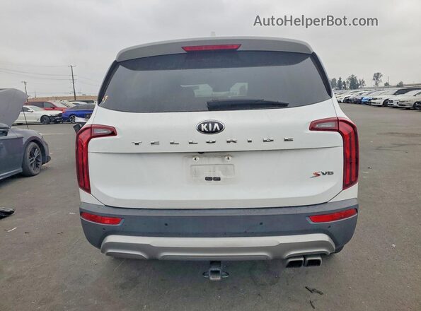 5XYP64HC9LG066841 2020 KIA TELLURIDE White Vista trasera