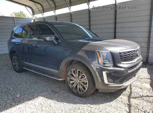 5XYP64HC9MG110189 2021 KIA TELLURIDE Gray 