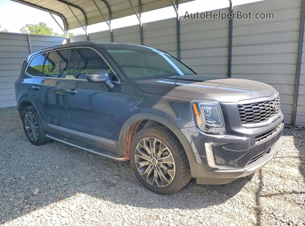 5XYP64HC9MG110189 2021 KIA TELLURIDE Gray Delantero derecho