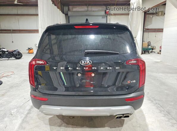 5XYP64HC9MG151762 2021 KIA TELLURIDE Black უკანა ხედი