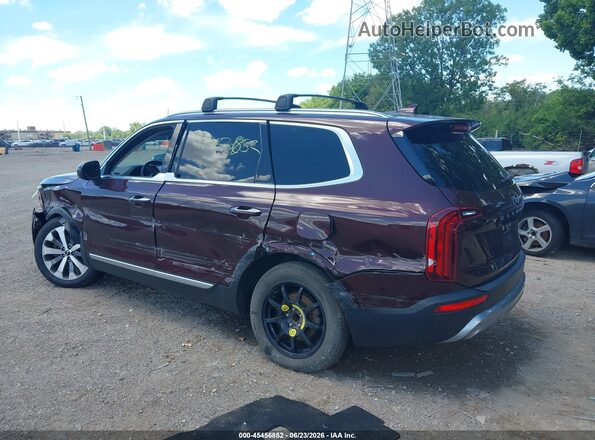 5XYP64HCXLG028826 2020 KIA TELLURIDE Red Հետևի ձախ
