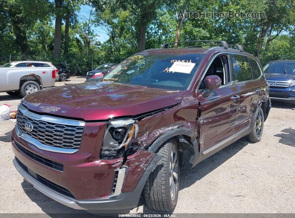 5XYP64HCXLG028826 2020 KIA TELLURIDE Red Դիմացի տեսք