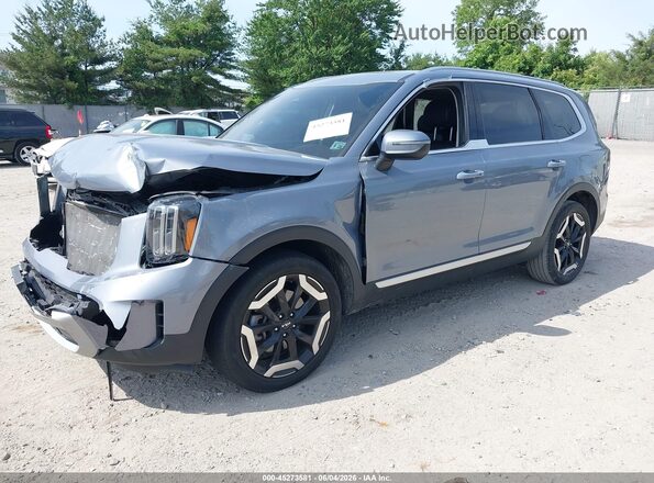 5XYP6DGC0PG407776 2023 KIA TELLURIDE Gray Передня ліва чверть