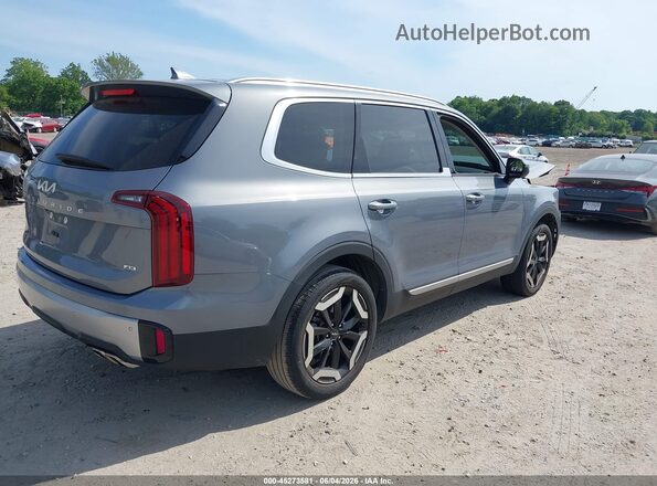 5XYP6DGC0PG407776 2023 KIA TELLURIDE Gray Задня права чверть