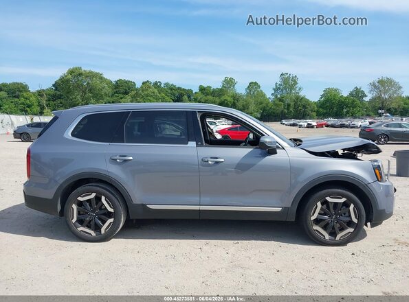5XYP6DGC0PG407776 2023 KIA TELLURIDE Gray Панорамний вид салону 360°