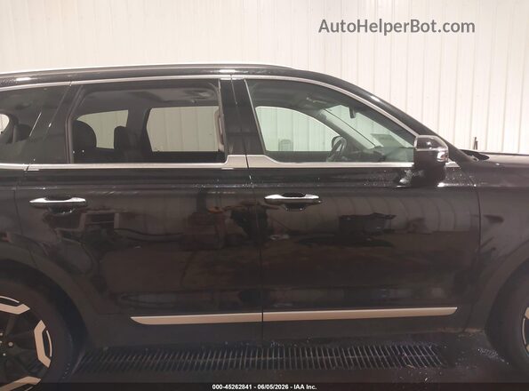 5XYP6DGC0RG517505 2024 KIA TELLURIDE Black Widok wnętrza z tyłu