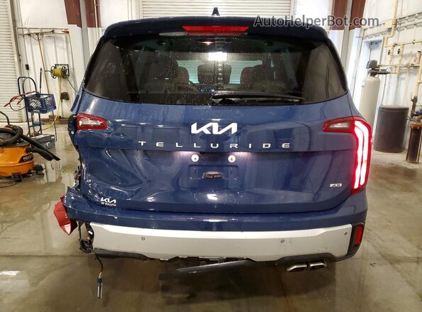 5XYP6DGC0RG531985 2024 KIA TELLURIDE Blue უკანა ხედი