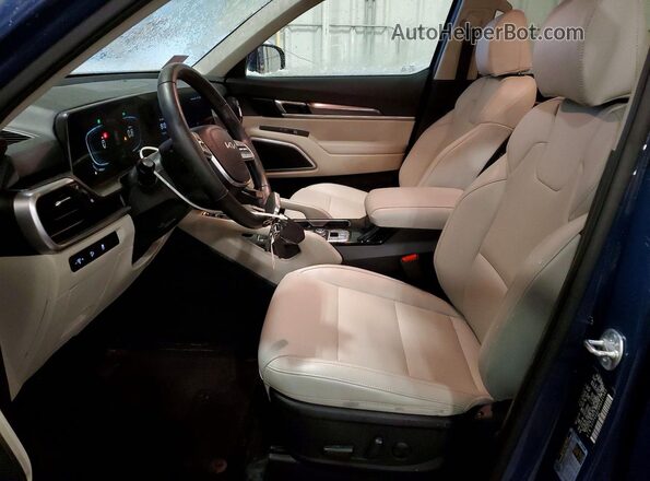 5XYP6DGC0RG531985 2024 KIA TELLURIDE Blue წინა სალონის ხედი