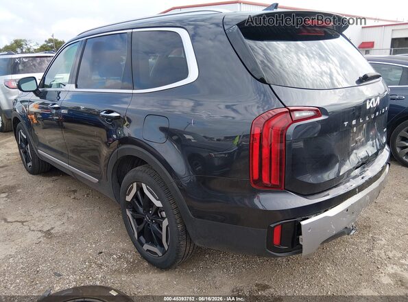 5XYP6DGC0SG602656 2025 KIA TELLURIDE Black Trasero izquierdo