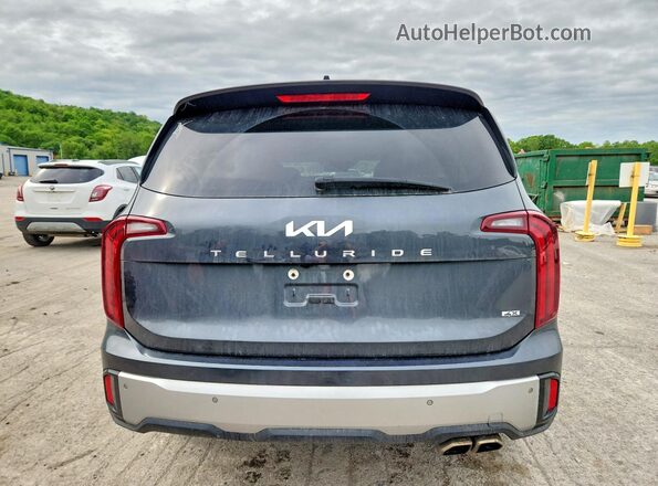 5XYP6DGC1PG346163 2023 KIA TELLURIDE Gray Widok z tyłu
