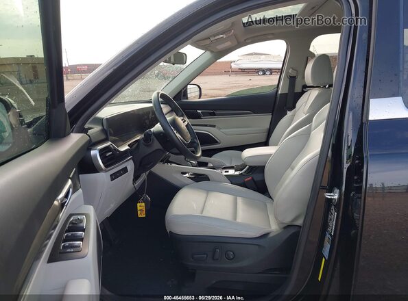 5XYP6DGC2RG495667 2024 KIA TELLURIDE Black Вид салону спереду