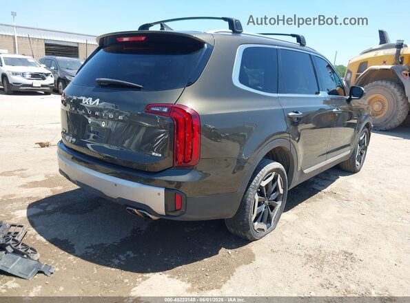 5XYP6DGC2RG523919 2024 KIA TELLURIDE Черный Задняя правая четверть