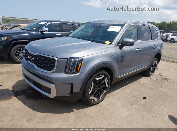 5XYP6DGC4SG569905 2025 KIA TELLURIDE Silver Передня ліва чверть